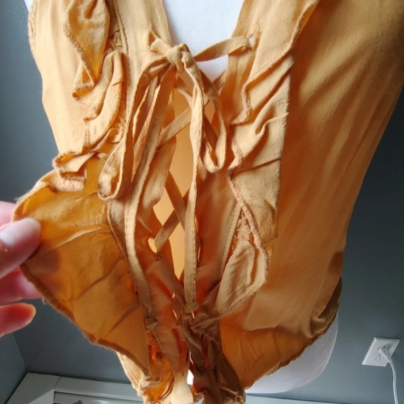 American Eagle Don't Ask Why Bohemian Top - Picture 3 of 4